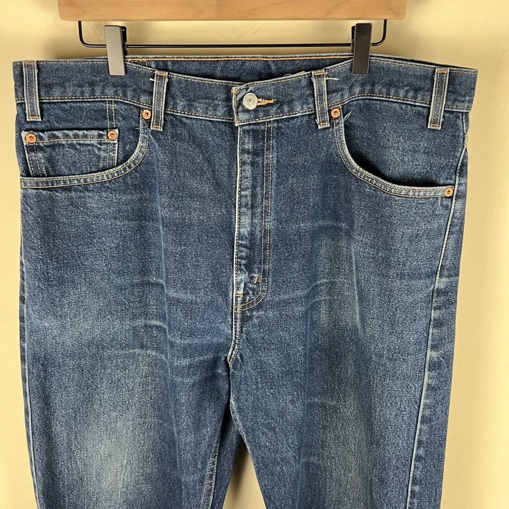 Vintage 2002 Levi's 505 Red Tab Regular Fit Jeans‎ 38x32 Waist 38